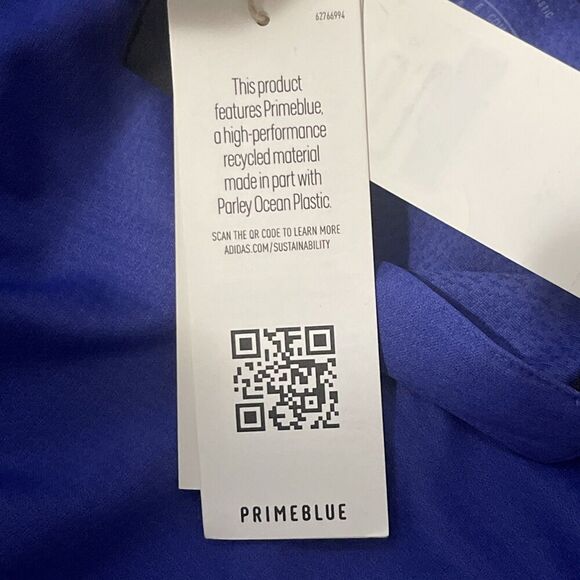 ADIDAS Primeblue Heat.RDY Polo Golf Shirt Size Small Blue NEW Performance Active - Picture 7 of 13